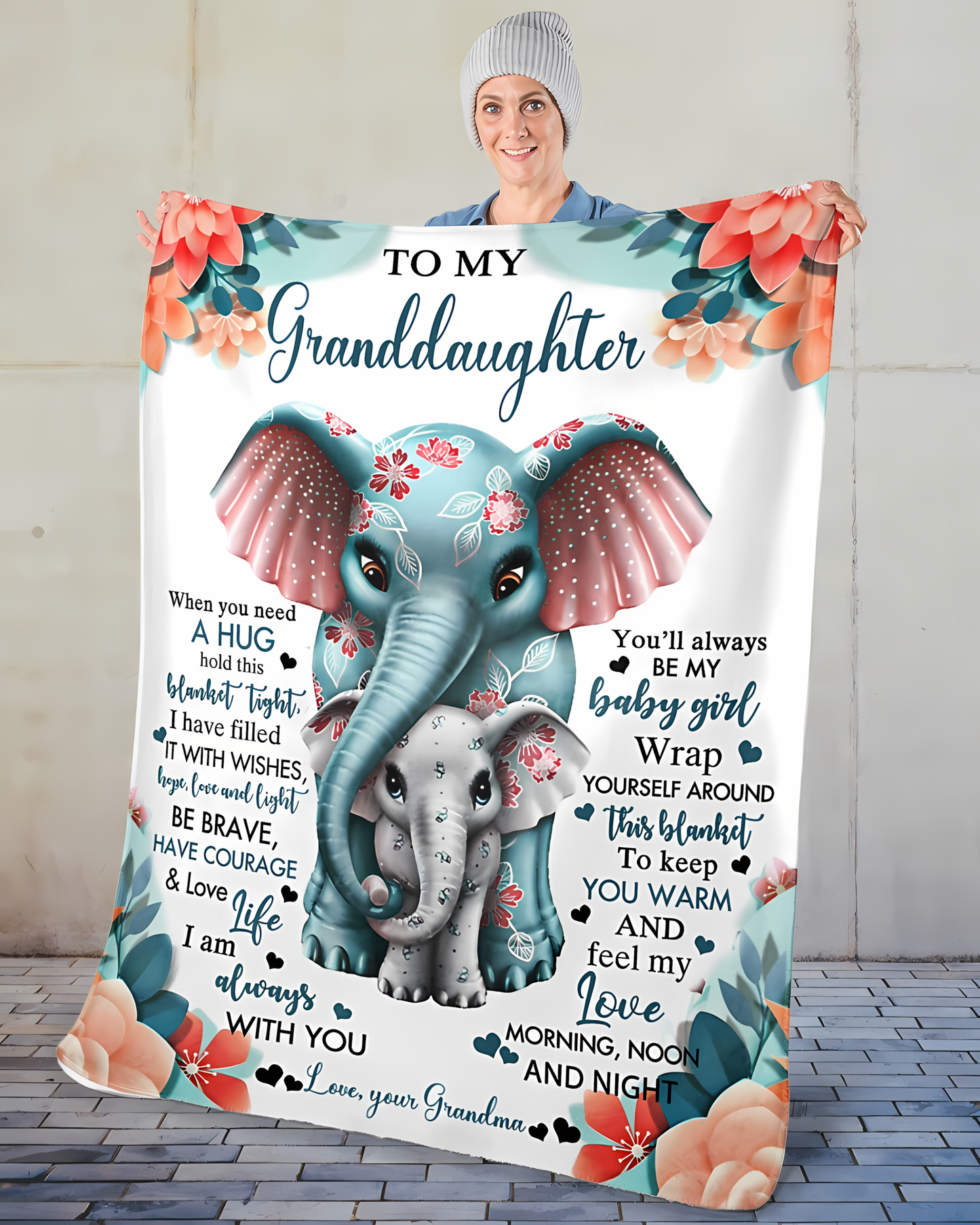 Special Gift For Your Granddaughter Blanket - From Grandma