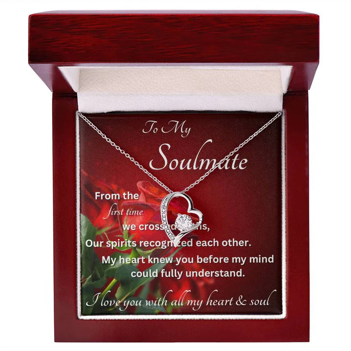 TO MY WIFE- GIFT FROM HUSBAND - Forever Love Necklace