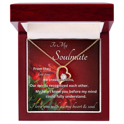 TO MY WIFE- GIFT FROM HUSBAND - Forever Love Necklace