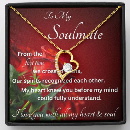 TO MY WIFE- GIFT FROM HUSBAND - Forever Love Necklace