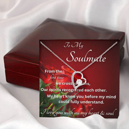 TO MY WIFE- GIFT FROM HUSBAND - Forever Love Necklace