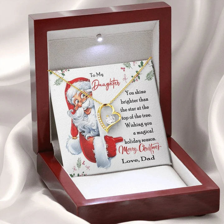 TO MY DAUGHTER - GIFT FROM DAD  - Forever Love Necklace