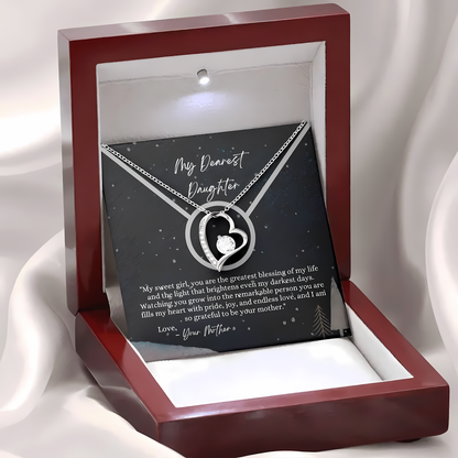 TO MY DAUGHTER - GIFT FROM MOM - Forever Love Necklace