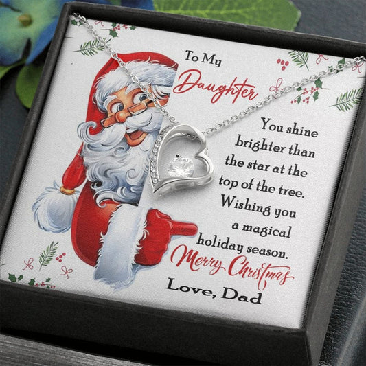 TO MY DAUGHTER - GIFT FROM DAD  - Forever Love Necklace