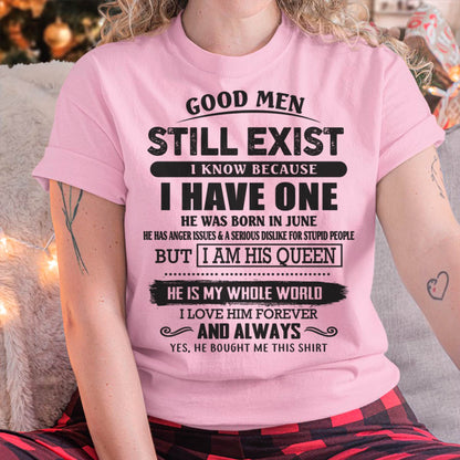 June - Good Men Still Exist - Perfect Gift For Girlfriend, Wife From Husband - SNOW06 (SKU07-166-06)