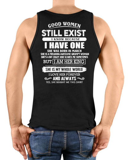 MARCH - GOOD WOMEN STILL EXIST - PERFECT GIFT FROM WIFE, GIRLFRIEND - SNOW03 (SKU12-306-03)