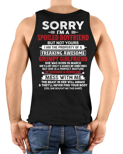 March - Spoiled Boyfriend - Perfect Gift From Girlfriend - SNOW03 (SKU11-18-03)