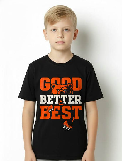 Good Better Best Never Let It Rest Motivation Bear T-Shirt
