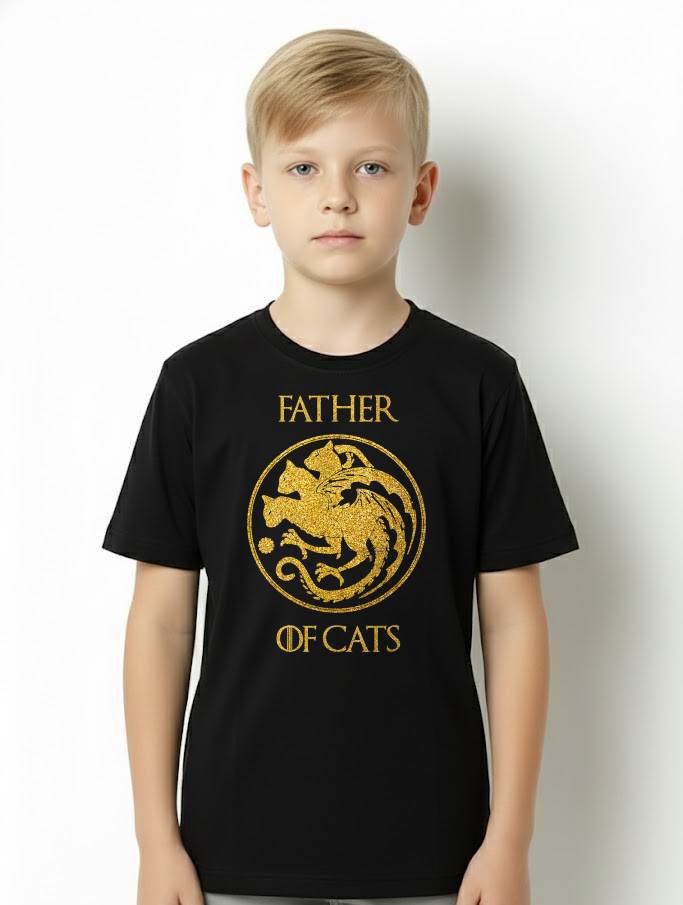 Father of Cats Shirt Cat Dad Cat Daddy T-Shirt
