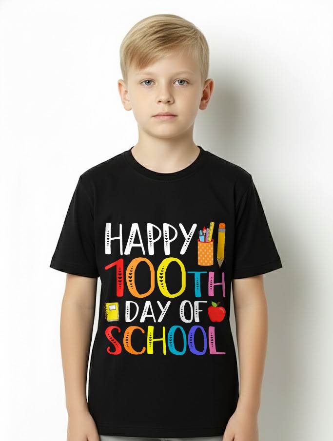 100 Days of School Teacher and Student T-Shirt