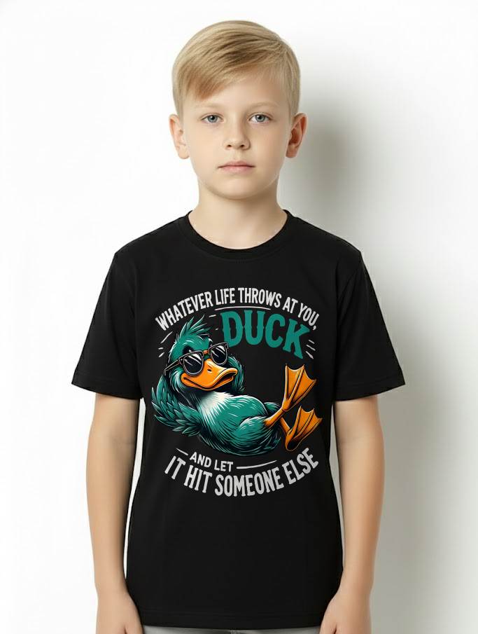 Funny Duck Graphic Tees Funny Quote Gift T-Shirt (SKU-SNOW-08)