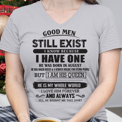 August - Good Men Still Exist - Perfect Gift For Girlfriend, Wife From Husband - SNOW08 (SKU07-166-08)