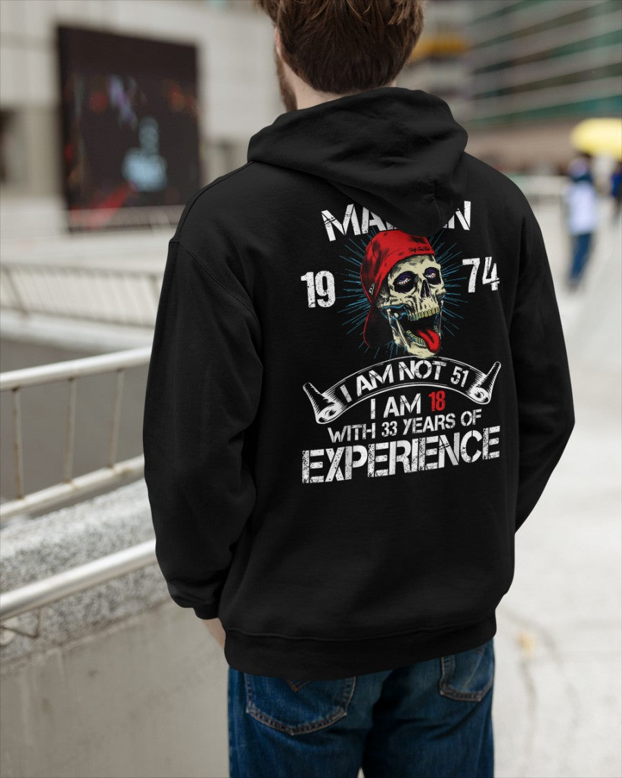 Years of experience 2025 - US1974 (SKU07-96-74)