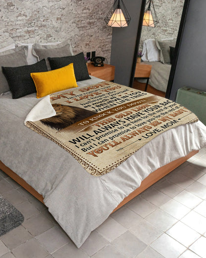 Special Gift For Your Son Blanket - From Mom (SKUB07-141)